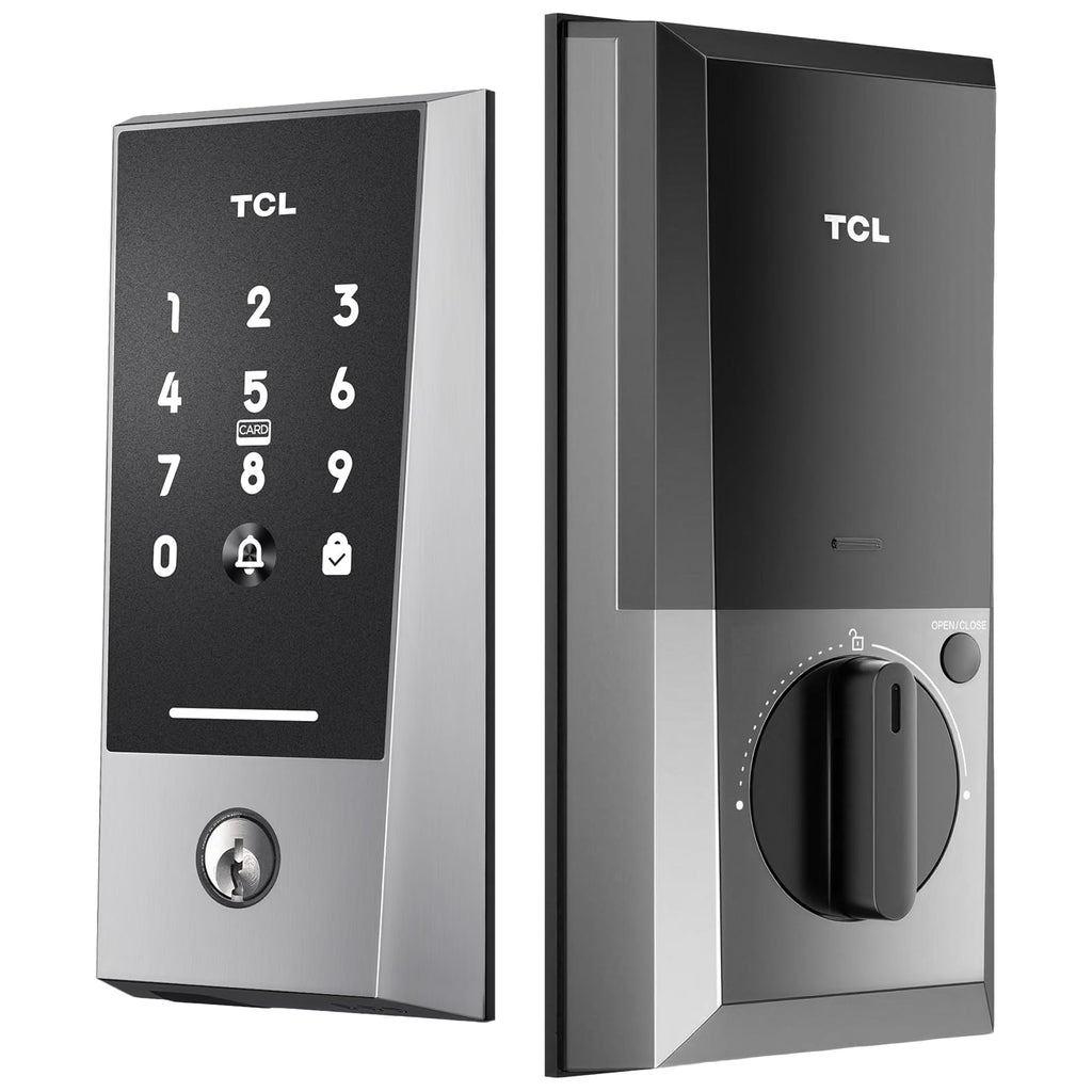TCL Smart Lock, Palm Vein Keyless Entry Door Lock with Deadbolt Front D2Pro
