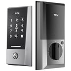TCL Smart Lock, Palm Vein Keyless Entry Door Lock with Deadbolt Front D2Pro