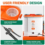 Battery Powered Backpack Sprayer 5.3 Gallon for Lawn, Garden, Yard