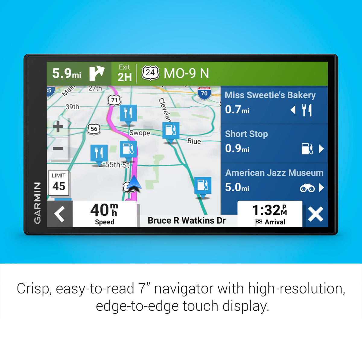 Garmin DriveSmart 86, 8-inch Car GPS Navigator with Bright, Crisp High-Resolution Maps and Garmin Voice Assist