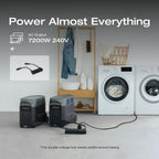 EF ECOFLOW Portable Power Station 3600Wh DELTA Pro, 120V 3600W AC Output