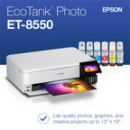 Epson EcoTank Photo ET-8550 Wireless Wide-Format All-in-One Tank Printer