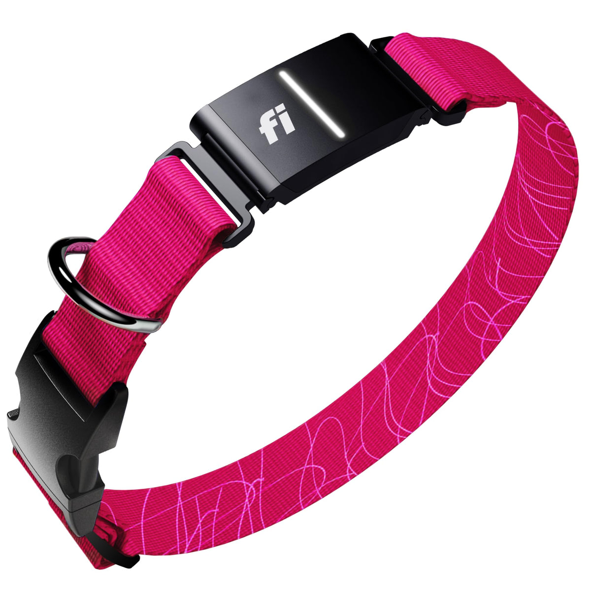Fi Series 3+ Smart GPS Dog Collar & Pet Tracker, Gray, Large