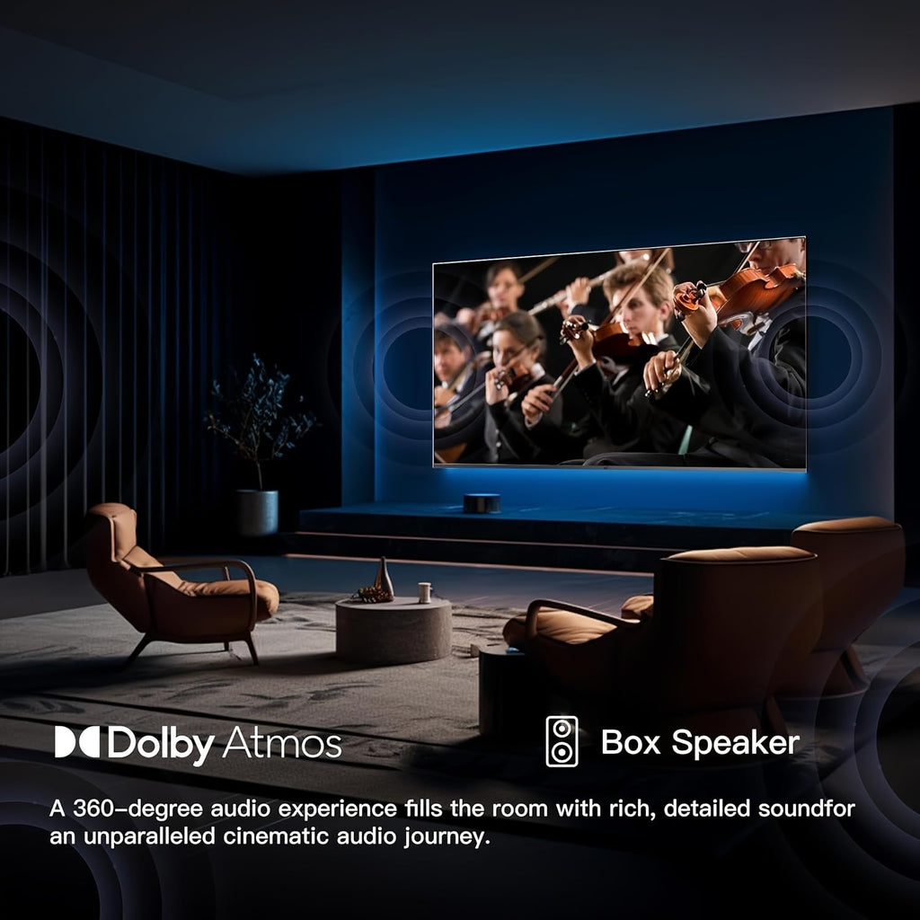 FPD 55-inch Smart TV Google TV 4K UHD with Google Play and Google Cast Built-in, HDR 10, Dolby Vision Dolby Atmos, MEMC, Voice Remote, Stream Live TV(Canvas-Series, CG55-C1, 2024 Model)
