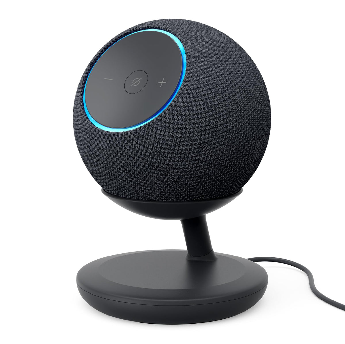 Echo Dot Max Bundle: Includes Amazon Echo Dot Max (newest model) | Graphite and Stand with USB-C charging ports | Graphite