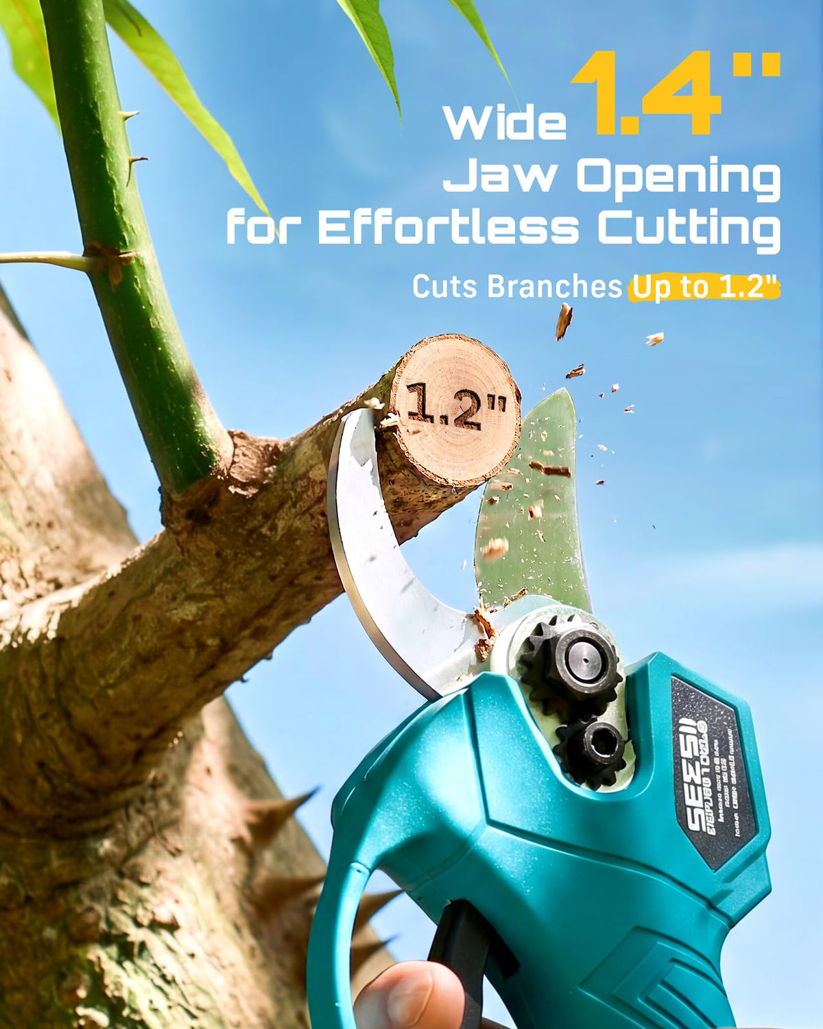 SEESII 3-in-1 Cordless Hedge Trimmer, Grass Shear & Electric Pruning Shears