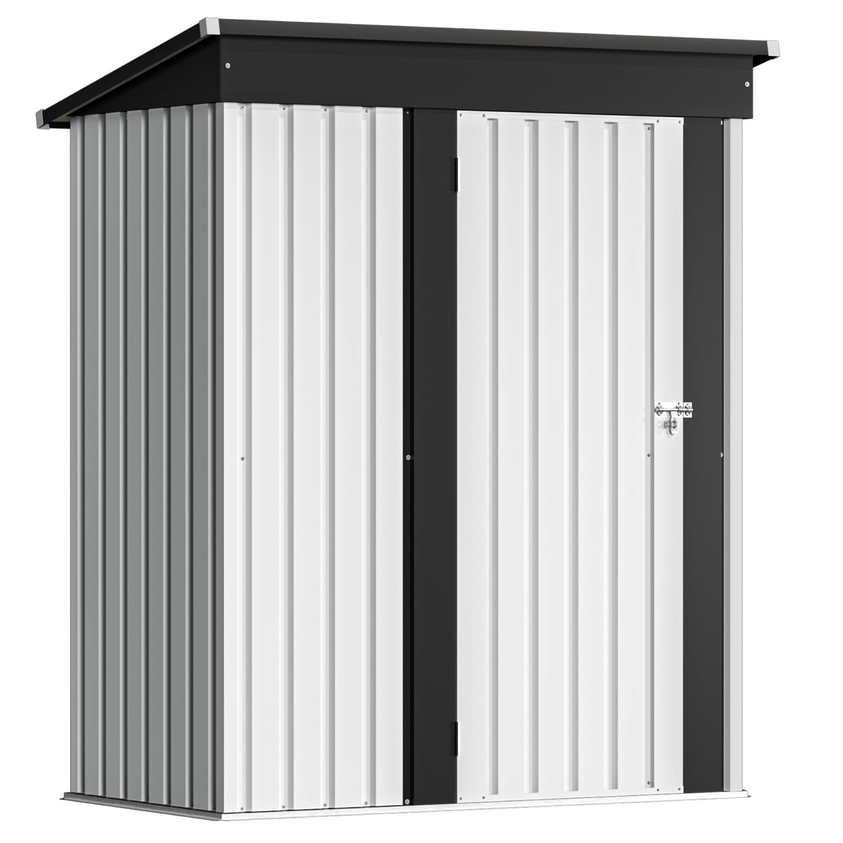 Devoko 10x8 FT Outdoor Storage Shed, Brown