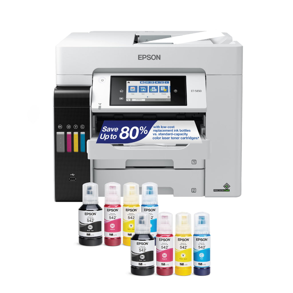 Epson EcoTank Pro ET-5800 Wireless Color All-in-One Supertank Printer