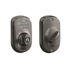 Schlage Electronic Keypad Deadbolt Lock, Camelot Trim, Satin Nickel