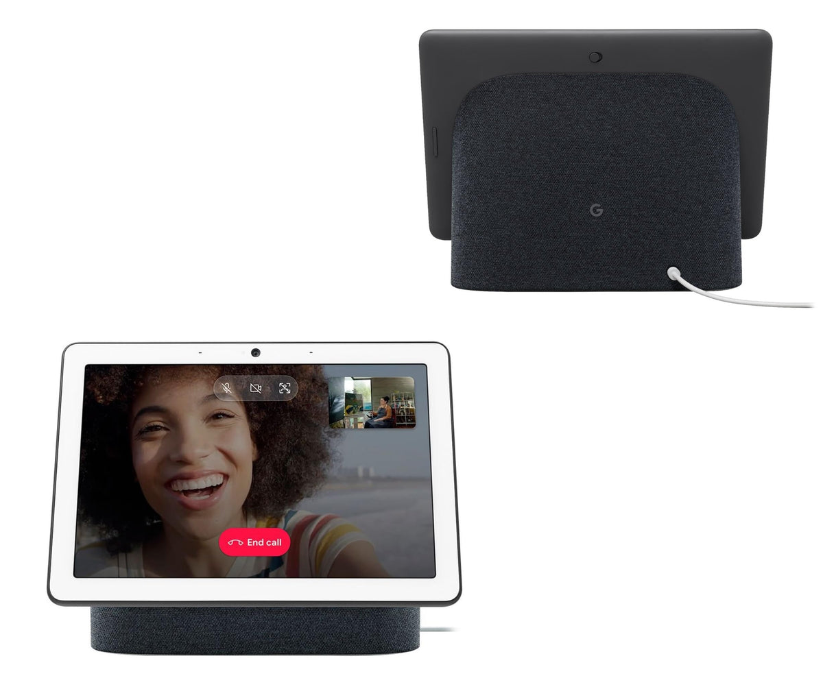 Google Nest Hub Max 10" Smart Display with Google Assistant - Charcoal (renewed)