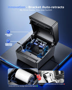 Phomemo Shipping Label Printer with Touchable Screen & 750Pcs Labels