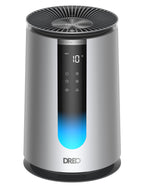 DREO Smart Air Purifier for Home, Washable Pre-Filter, Large Rooms Air Cleaner with Wi-Fi/Voice/Alexa,Smoke,Dust,Pollen,Odor,PM2.5 Monitor, 4 Speeds & Auto/Turbo/HEPA Sleep Mode, DR-HAP003AS Black