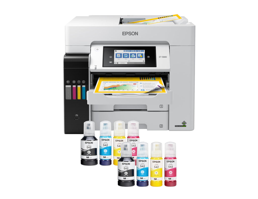 Epson EcoTank Pro ET-5800 Wireless Color All-in-One Supertank Printer