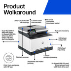 HP Color LaserJet Pro MFP 3301sdw | Color Printer | Wireless | All-in-One | Duplex