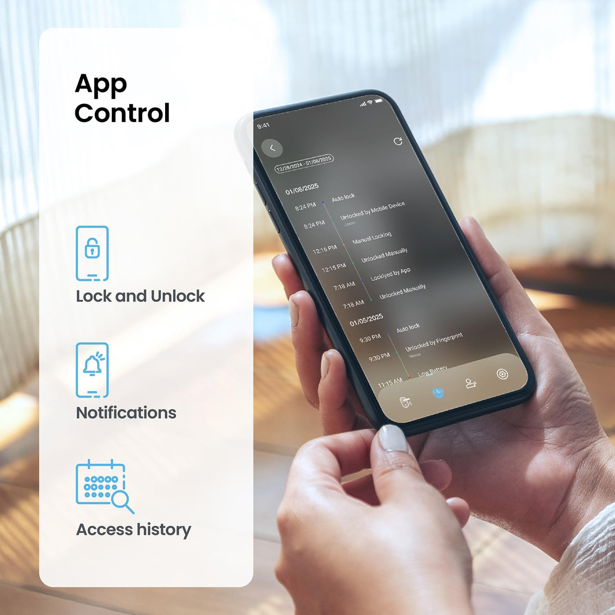 Lockly Secure Pro Wi-Fi Smart Lock with Handle