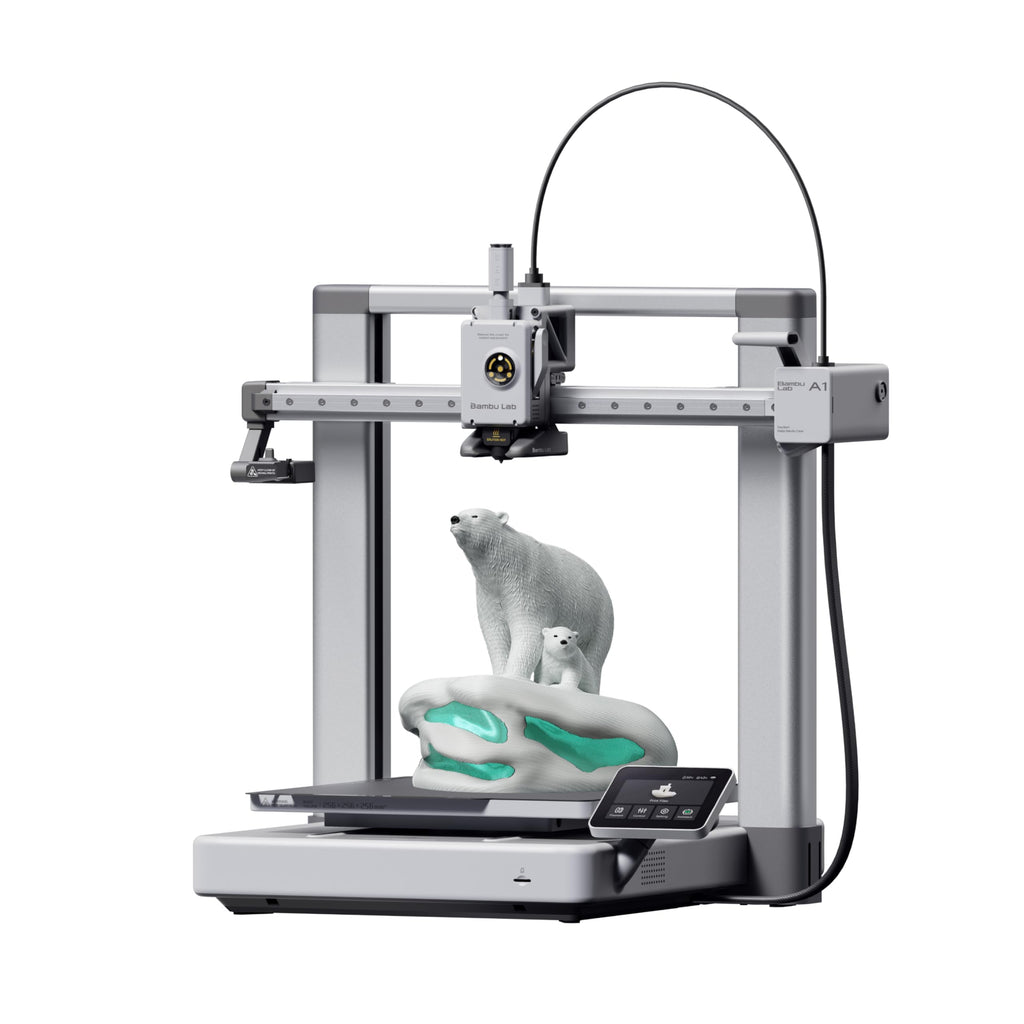 Bambu Lab A1 3D Printer, Ready-to-Use FDM 3D Printer for Beginners and Kids