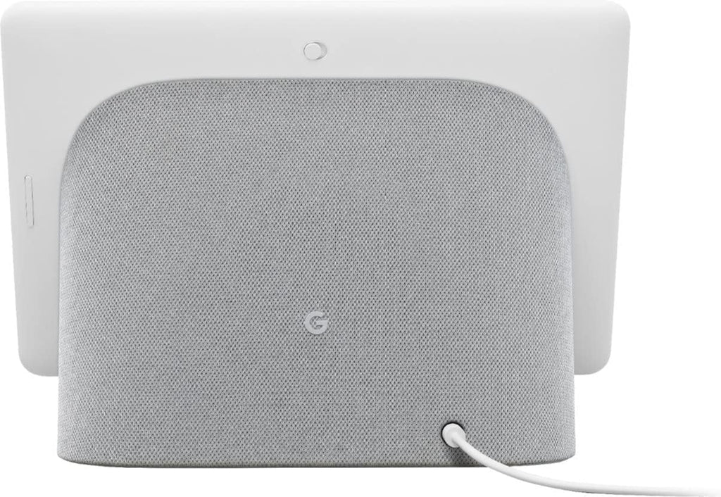 Google Nest Hub Max 10" Smart Display Assistant Voice Control, Built-in Camera, Wi-Fi, Bluetooth, Smart Home Hub, Stereo Speakers, Gesture & Video Calling – Chalk (Bulk Packaging)
