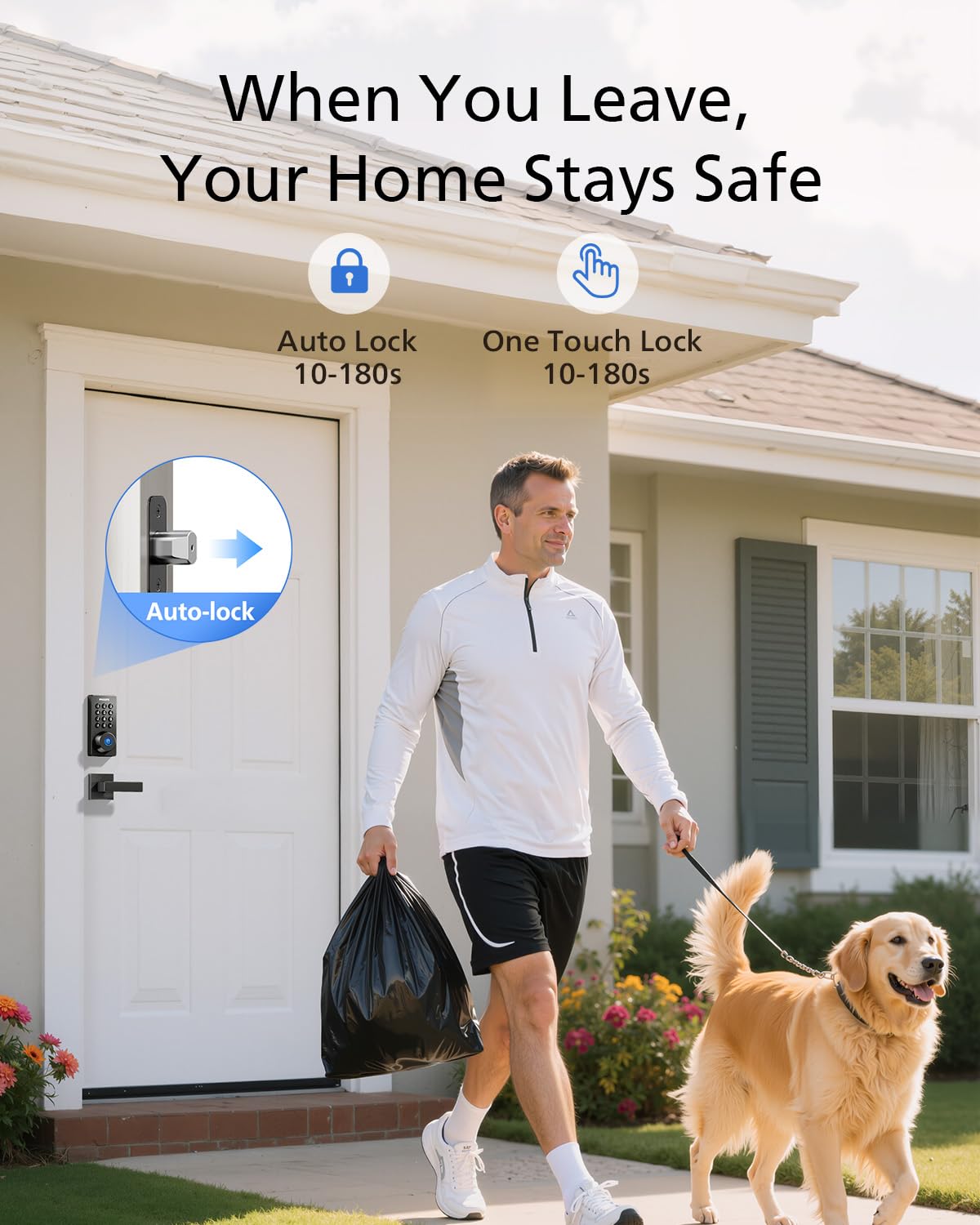 Philips Wi-Fi Smart Deadbolt Lock, Keyless Entry Door Locks for Front Door