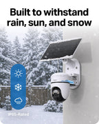 Tapo 2K Outdoor Pan/Tilt Wireless Security Camera, C610 KIT(2-Pack)