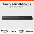 Amazon Fire TV Soundbar Plus (newest model) with built-in subwoofer, 3.1 channel, Dolby Atmos, clear dialogue
