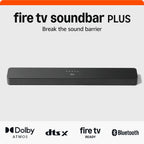 Amazon Fire TV Soundbar Plus (newest model) with built-in subwoofer, 3.1 channel, Dolby Atmos, clear dialogue
