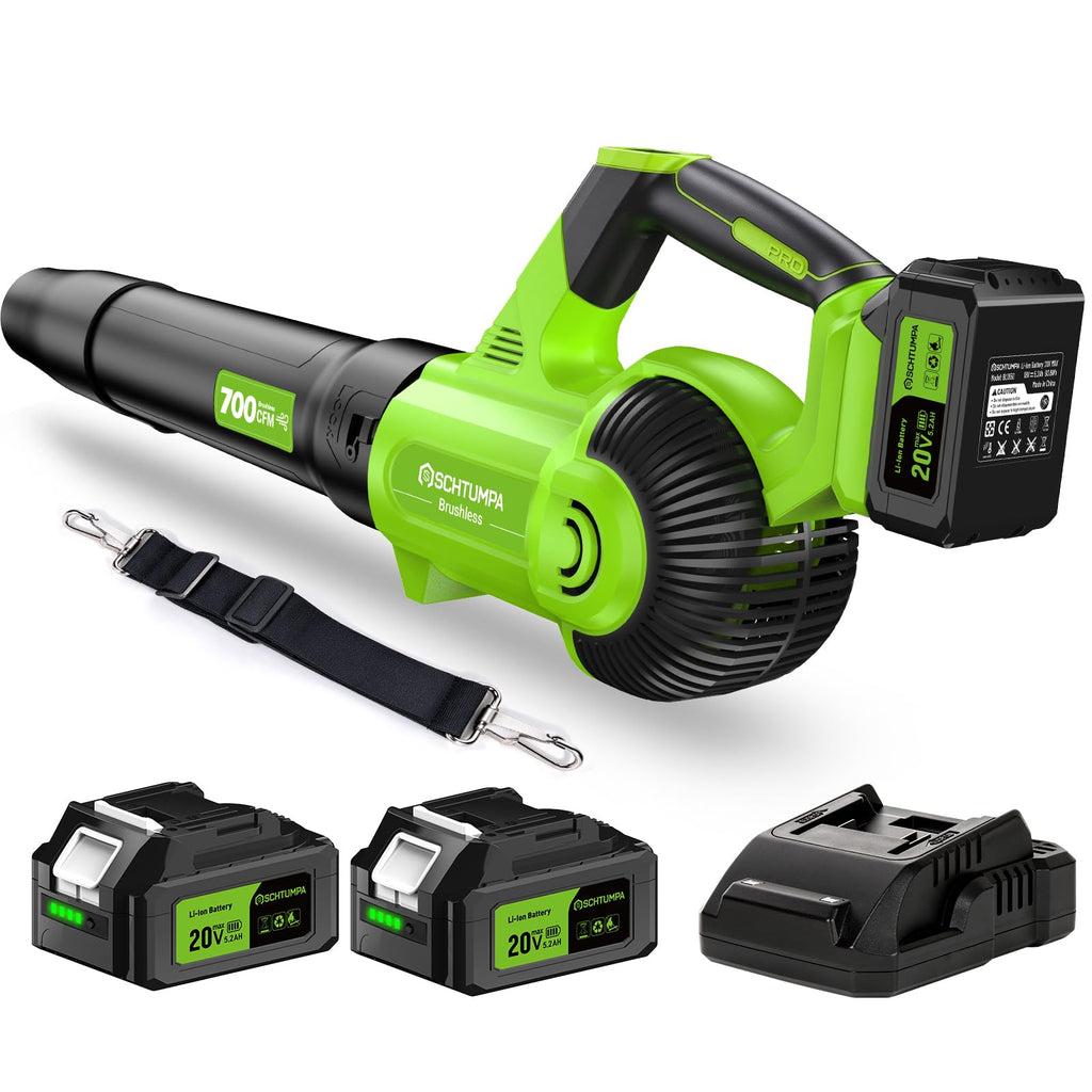 Leaf Blower Cordless 1200W 700CFM 200MPH Leaf Blower for Lawn Care Yard