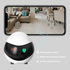 Enabot EBO SE Home Robot Camera: Mobile Pet Companion with 1080p Camera