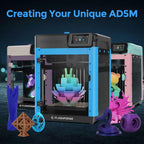 FLASHFORGE Adventurer 5M 3D Printer,Support Multi Materials, High Precision