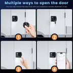 RV Keyless Entry Door Lock with Bluetooth Remote and Keypad for Camper