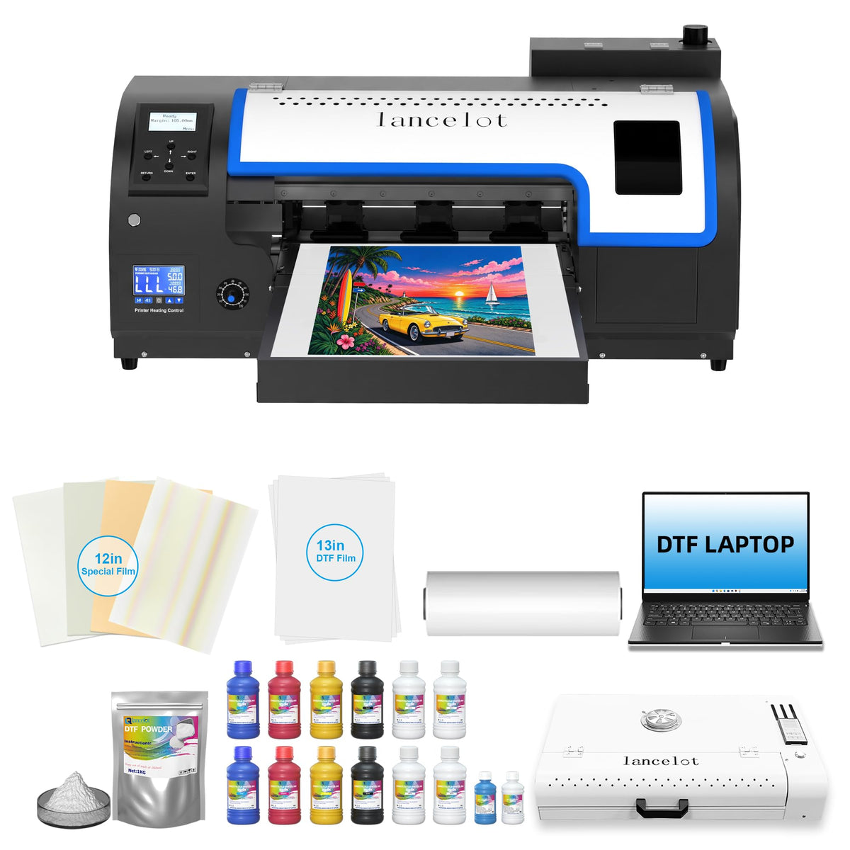 Lancelot M1630 Pro DTF Printer A3 High Speed Printing Machine With Shaker