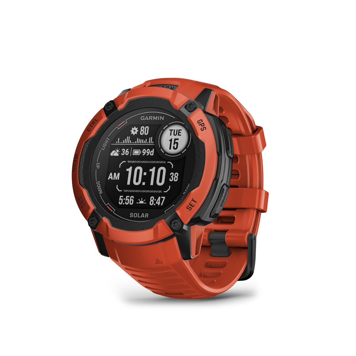 Garmin Instinct® 2X Solar Tactical, Rugged Outdoor Smartwatch, 50mm, Black