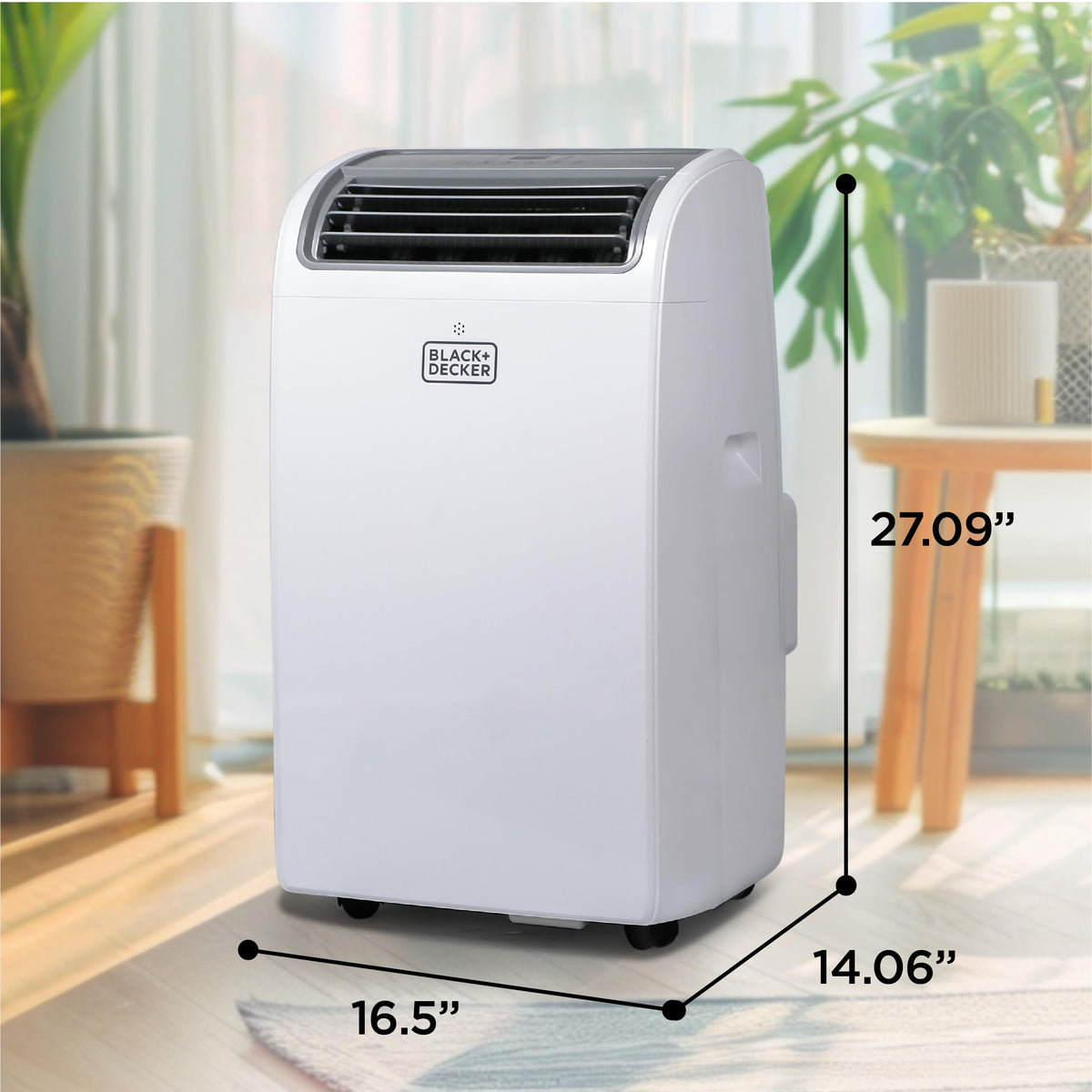 BLACK+DECKER Smart Portable Air Conditioner, 14,000 BTU, BPACT14WT, White