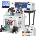 MZK 14'' A3 DTF Printer F1080 Printhead with Auto Maintenance– Ready to Run Out of Box,2X-Speed vs L1800,One-Click Print-to-Bake,White Ink Circulation,Printhead Anti-Clog Design,2-Year Free Ink