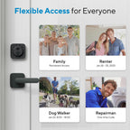 ULTRALOQ Bolt SE Smart Lock with Handle, Fingeprint Deadbolt, Remote Access