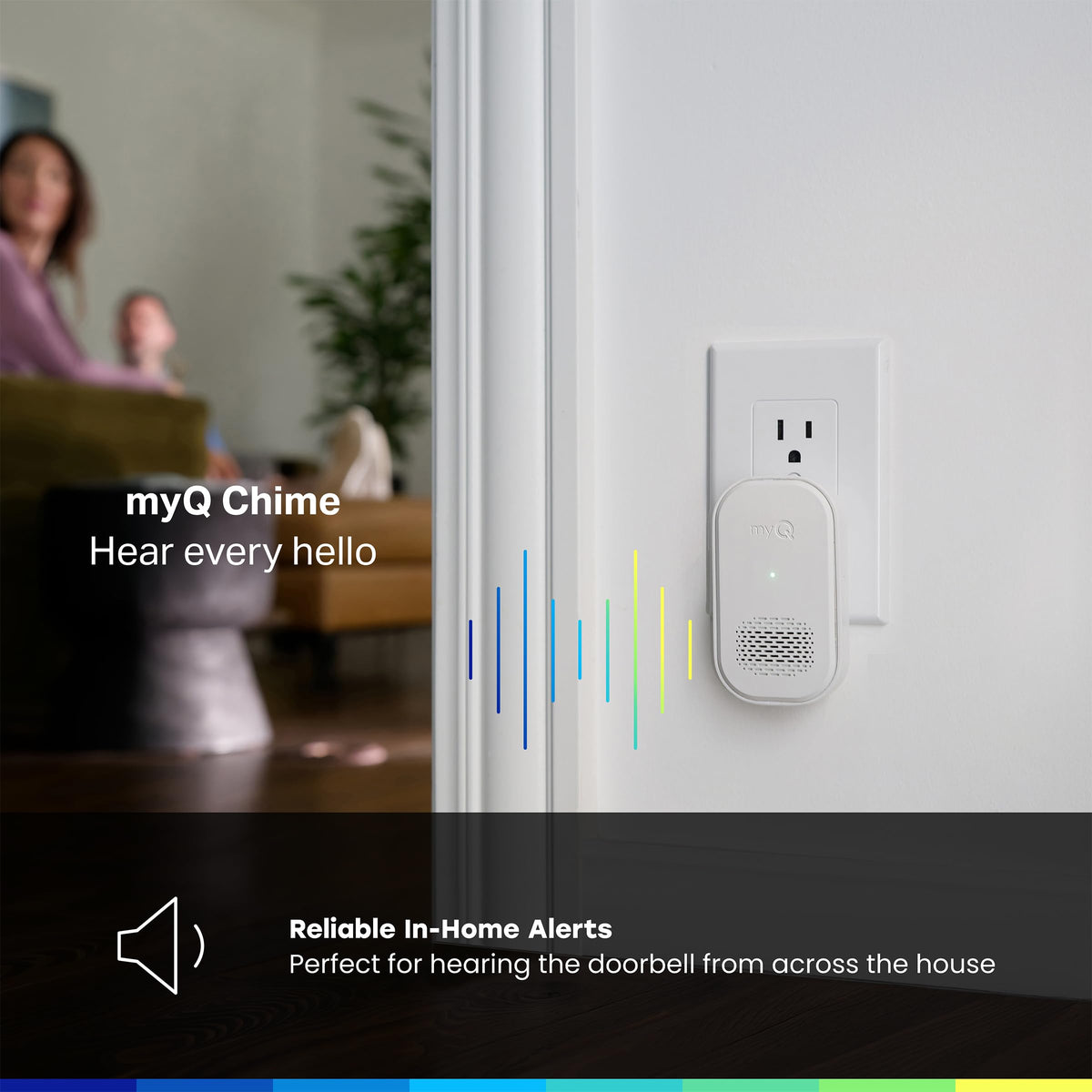 myQ Secure View™ 3-in-1 Smart Lock Deadbolt + myQ Chime + Extra Battery, Keyless Entry Lock, 2K HDR Doorbell Camera, Face, Fingerprint & PIN Access, App Control, Color Night Vision & Two-Way Audio