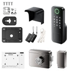 Smart Gate Lock, Electronic Gate Locks for Outdoor Fence, Smart Rim Lock