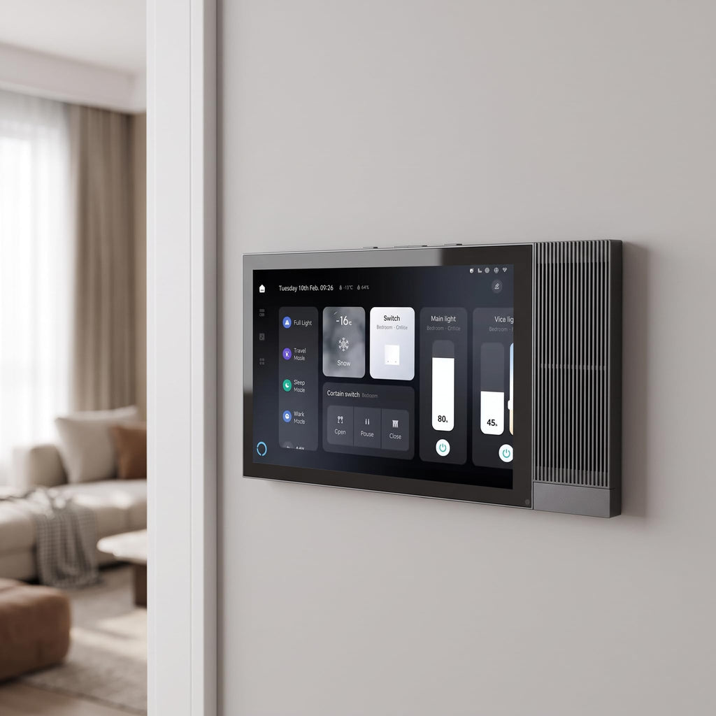 Smart Home Panel, 8 Inch Touchscreen, Voice Control