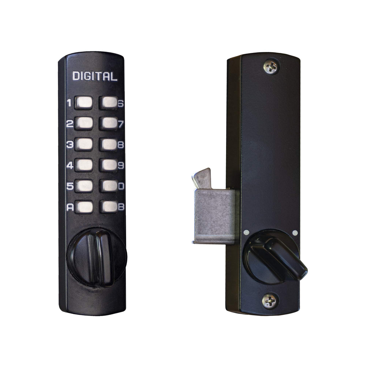 Lockey C150 C Series Keyless Entry Sliding Door Mechanical Deadbolt - Satin Nickel