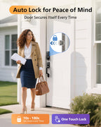 Philips WiFi Smart Lock with Handle Set, APP Remote Control, Voice Control