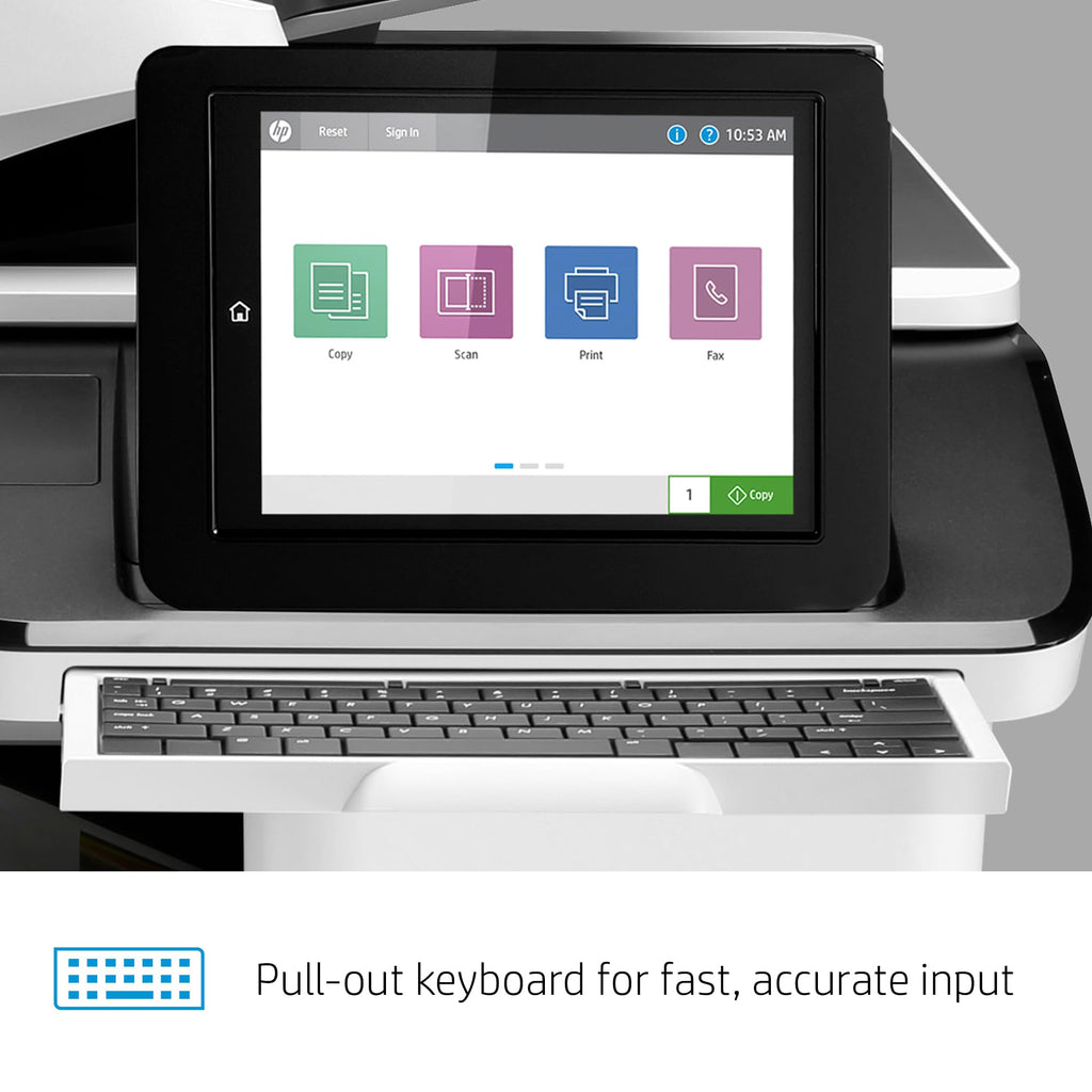 HP Color LaserJet Enterprise Flow Multifunction M776z | Color Printer | Wireless | All-in-One | Duplex