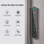 EIYSIE WiFi Smart Lock for Front Door, 6-in-1 Keyless Deadbolt, No Camera