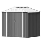 Devoko 10x8 FT Outdoor Storage Shed, Brown