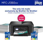 Brother Work Smart 1360 Wireless Color Inkjet All-in-One Print, Scan, Copy