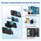 ONNAIS Keyless RV Door Lock with 0–9 Keypad & One-FOB Dual Lock Control