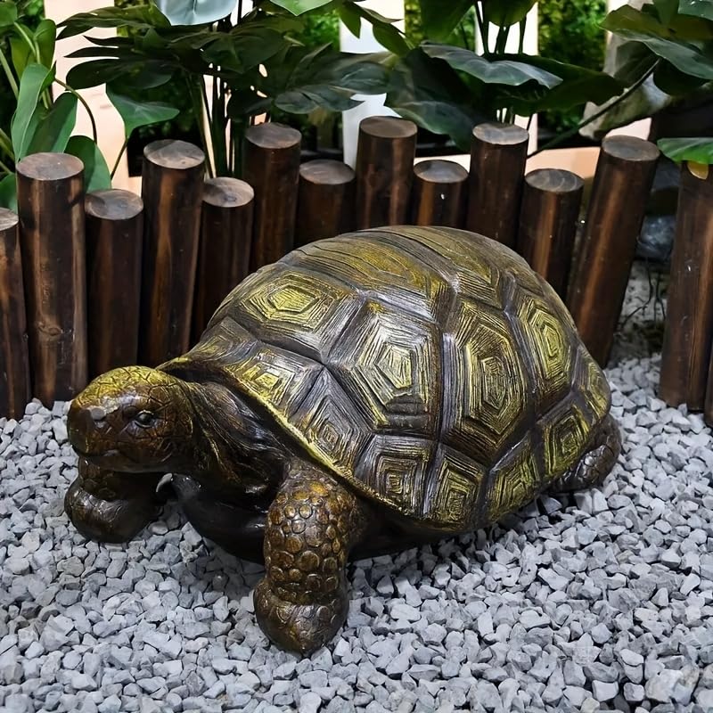 21"Large Outdoor Turtle Statue Stool for Garden,Porch,Yard & Patio