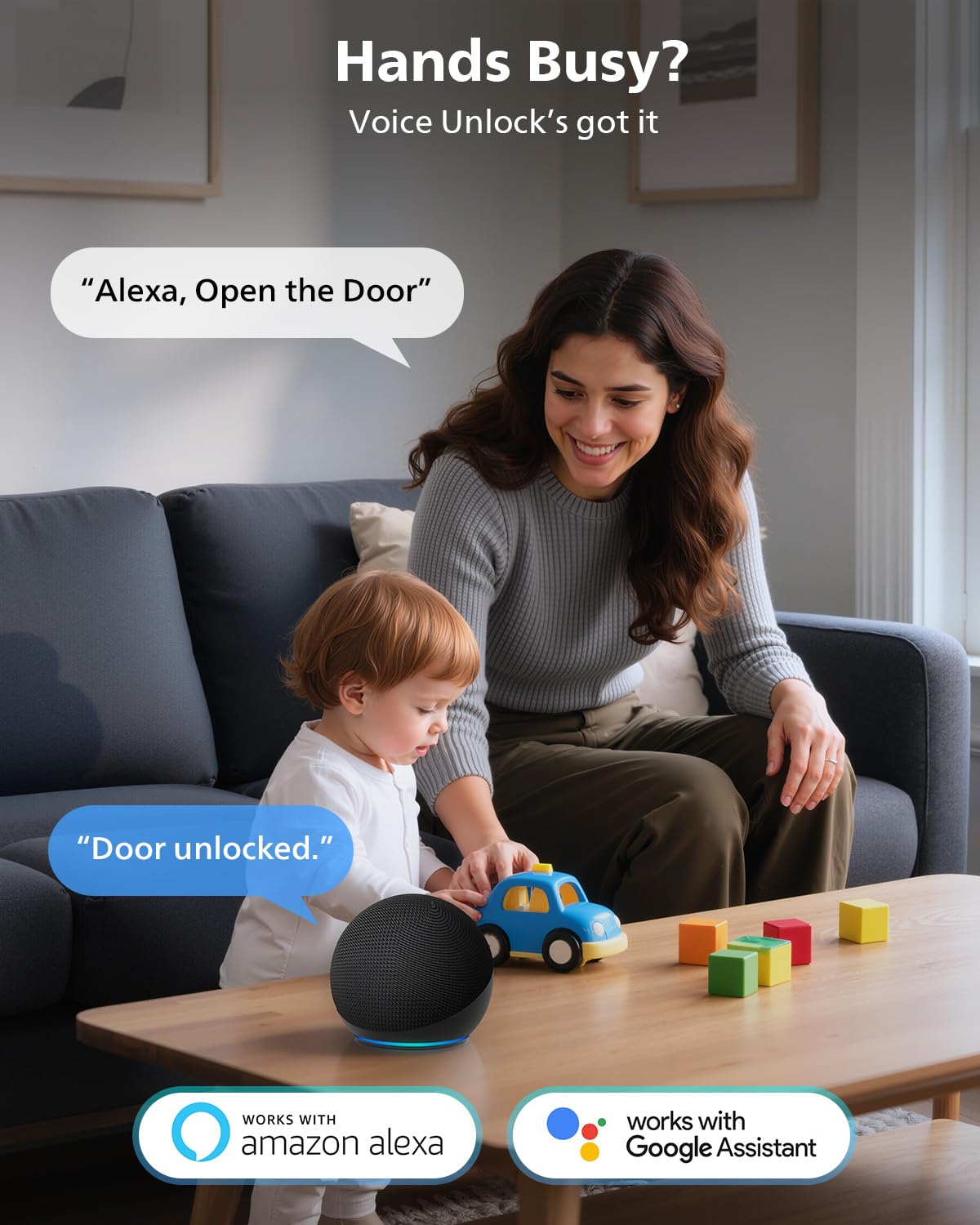 Philips Fingerprint Door Lock, WiFi Front Door Lock Set with Touchscreen
