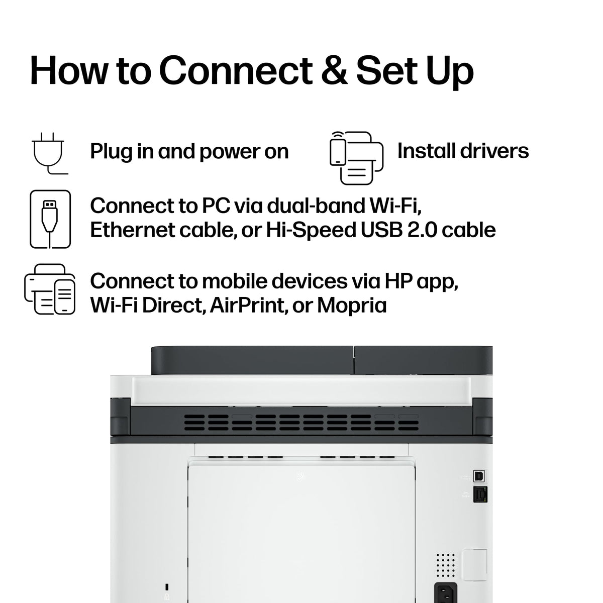 HP LaserJet Pro 3101sdw | Monochrome | Laser Printer | All-in-One | Duplex