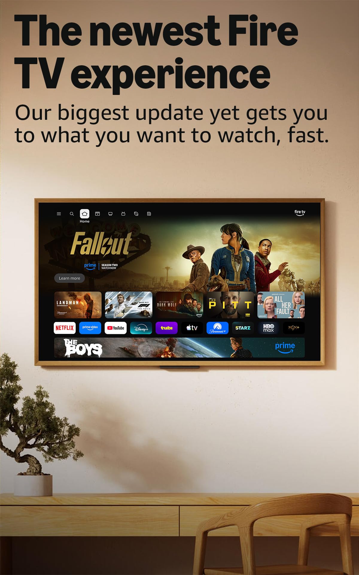 Amazon Ember 32" 2-Series with Fire TV (newest model), HD smart TV with Alexa Remote, fast streaming, Dolby Audio, Ambient Experience, free and live TV, find shows faster with Alexa+
