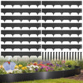 50FT Metal Landscape Edging, 15-Pack 40"L x 6.5"H Rust-Proof Border