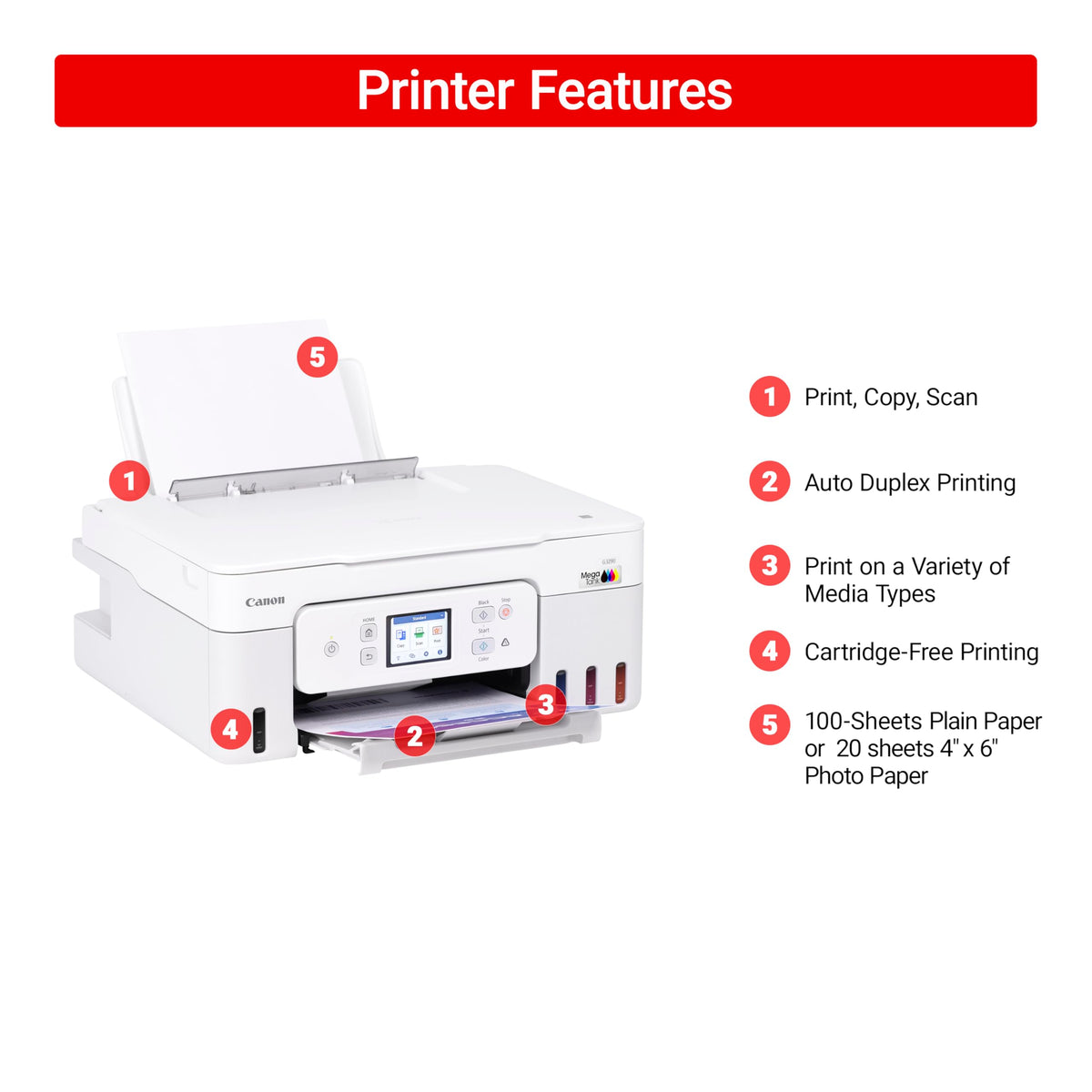Canon Megatank G3290 All-in-One Wireless Printer